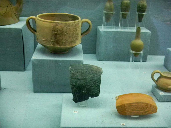 Exhibits at the Palaeopolis Museum